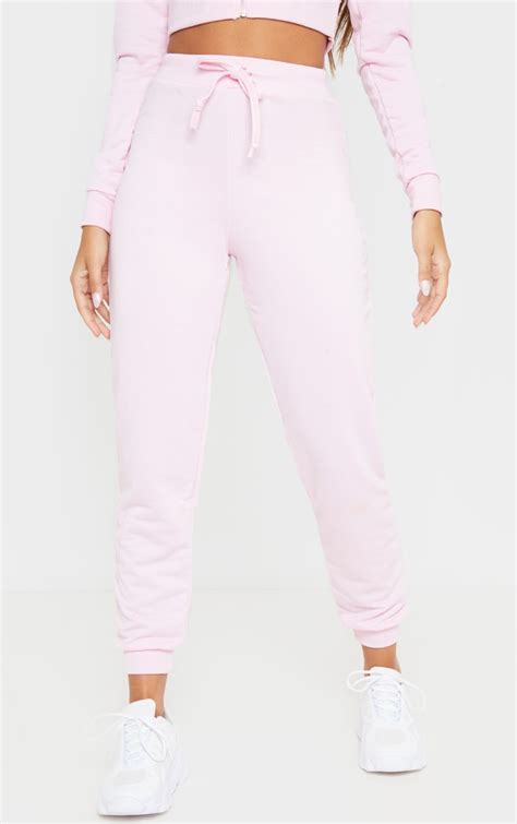 light pink sweat ultimate jogger co ords prettylittlething usa
