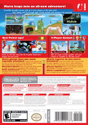 Customer Reviews New Super Mario Bros Wii Nintendo Wii Rvlpsmne