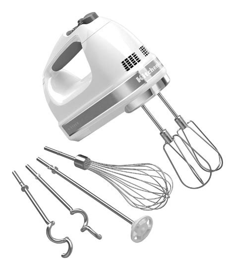 4.5 out of 5 stars with 3076 ratings. KitchenAid KHM926WH 8-Piece 9-Speed Hand Mixer & Accessory ...