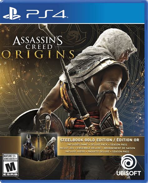 Assassins Creed Origins Gold Edition Steelbook PS4 Físico Nuevo