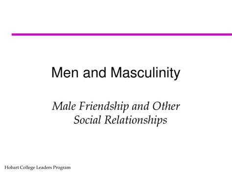 ppt men and masculinity powerpoint presentation free download id 7537