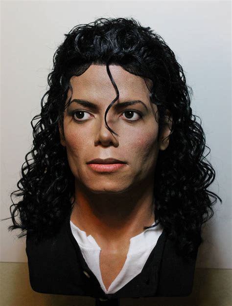 Michael Jackson Lifesize Bad Eramoonwalker Bust 2 By Godaiking On