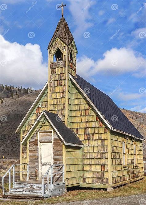 Old Country Church Near Spences Bridge Stock Photo Image Of Neglected