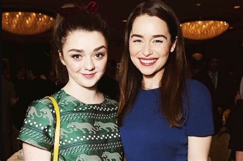 This Is What Emilia Clarke And Maisie Williams Did After Finding Out