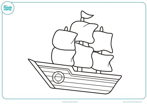 Dibujos De Barcos Para Colorear Mundo Primaria