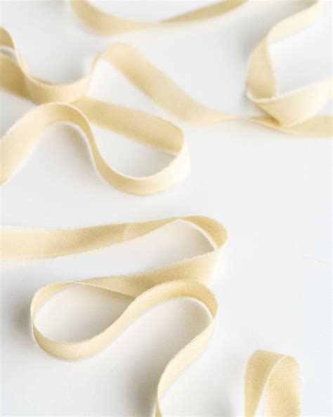 Cream Silk Ribbon Trim | Ribbon trim, Silk ribbon, Thin ribbon