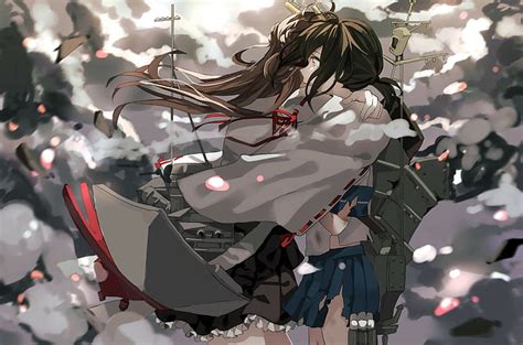 Hd Wallpaper Fubuki Kancolle Kongou Kancolle Kantai Collection