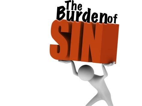 The Burden Of Sin