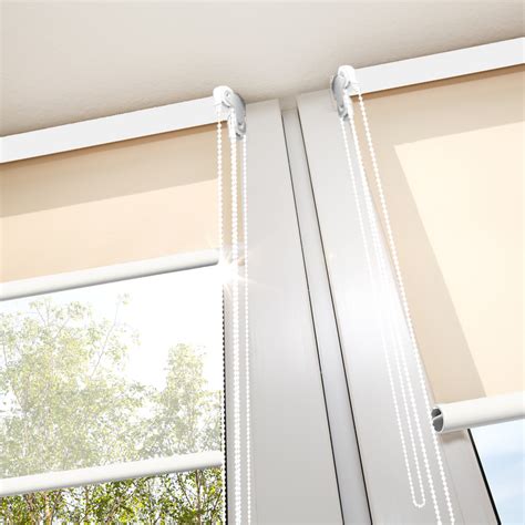 Roller Blind Day Night Blinds Blackout Curtains Sunscreen Double Window