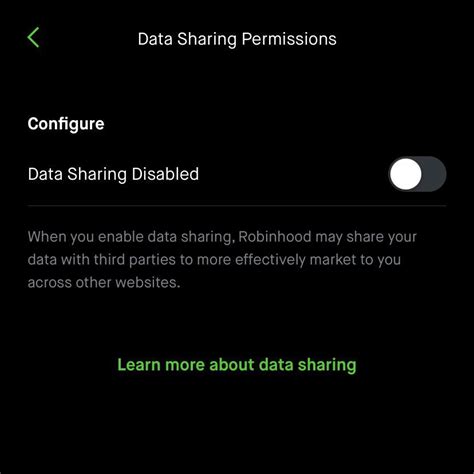 Buying crypto on Robinhood? Disable sharing your data with ...