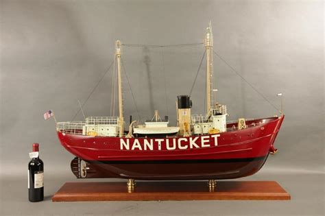 Four Foot Model Of Nantucket Lightship Lannan Gallery