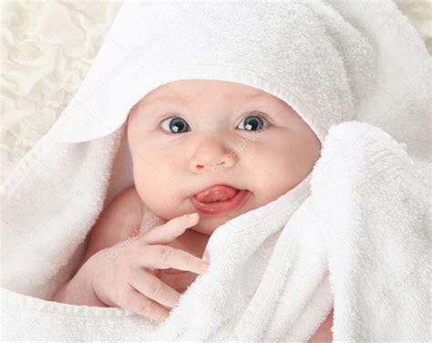 Baby After Bath — Stock Photo 4596375