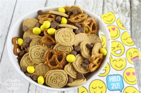 Emoji Snack Mix Recipe Thistle Hill