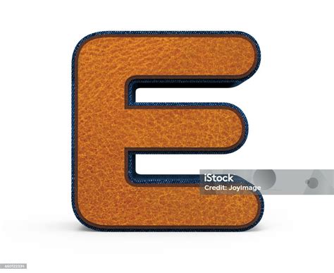Brown Letter E Stock Photo Download Image Now Istock