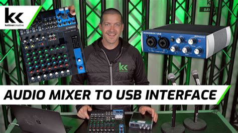 How To Connect Audio Mixer To Audio Interface | Kettner Creative Audio ...