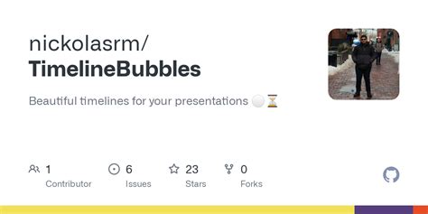 Github Nickolasrmtimelinebubbles Beautiful Timelines For Your