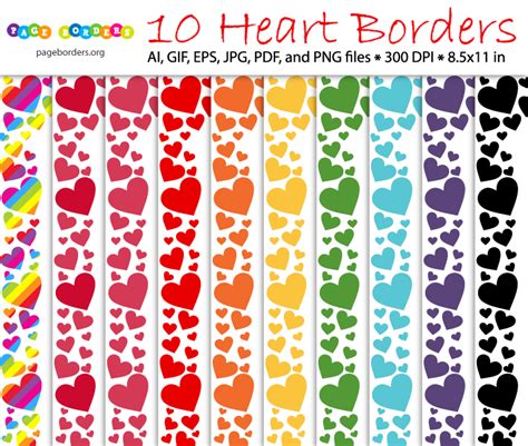 Heart Borders
