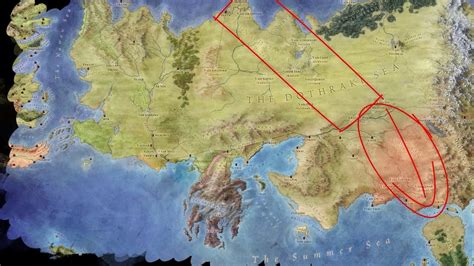 Qarth Game Of Thrones Map World Map