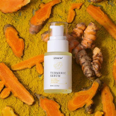 Liyalan Turmeric Face Serum Ml Skin Glow Anti Acne Dark Spot