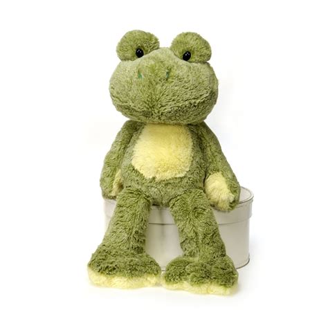 New Nelly Cuddle Fuzzy Collection Frog Microwavable Toy