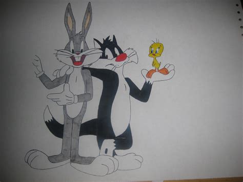 Bugs Bunny Sylvester And Tweety By Darcygagnon On Deviantart