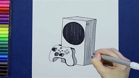 How To Draw Xbox Series S Game Console And Controller Youtube