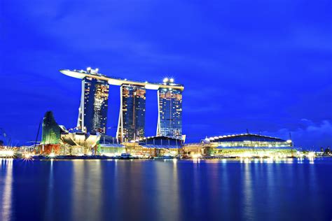 Singapore City Night Lights Wallpaper 3888x2592 220453 Wallpaperup