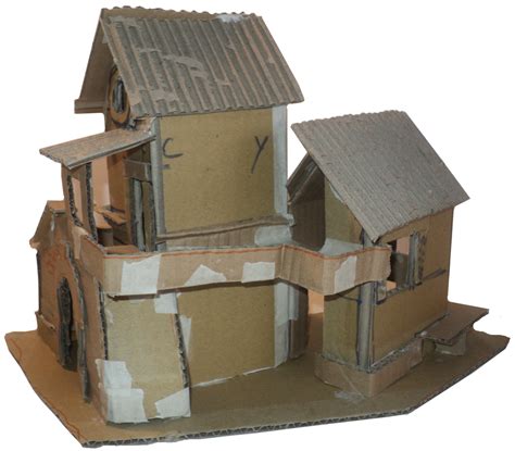 Cardboard Design Workshop Presepe Village Nativity House