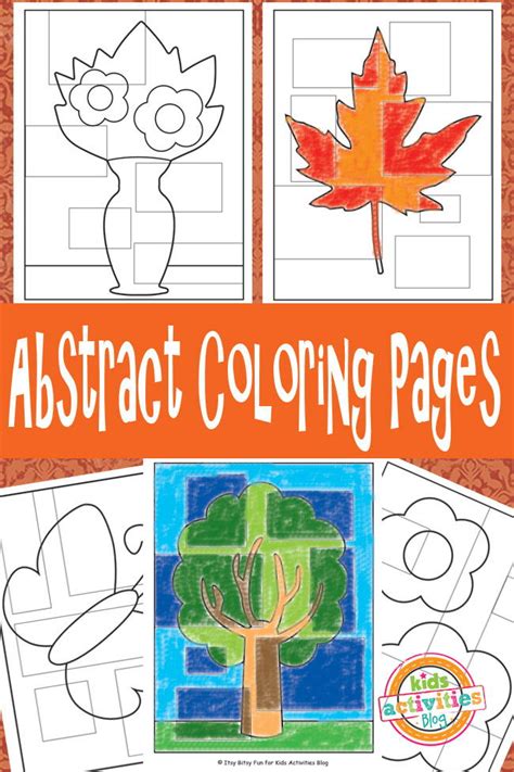Free printable dot marker coloring pages help children learn more about letters.this set includes cute images of food & drink. Abstract Coloring Pages for Kids | FaveCrafts.com