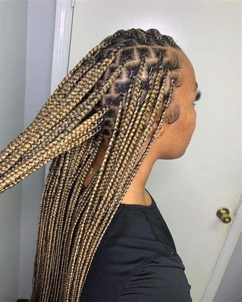 Cool Blonde Box Braids Hairstyles To Try In Braids With Beads