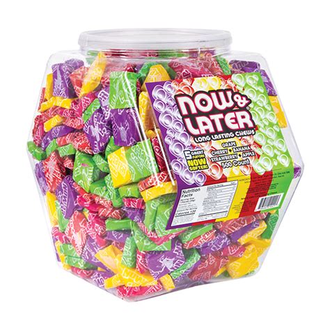 Now And Later Candy Chews Bulk Display Tub Vinicompt