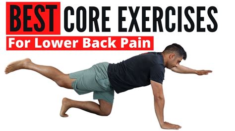 Core Exercises For Lower Back Pain