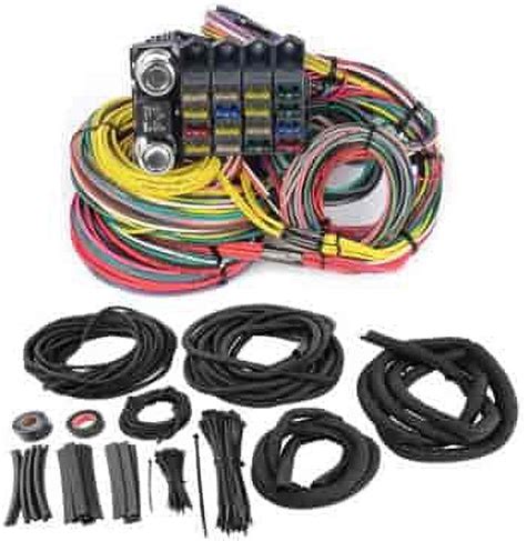 Jegs 10405k1 Universal Wiring Harness And Woven Braid Chassis Kit 20