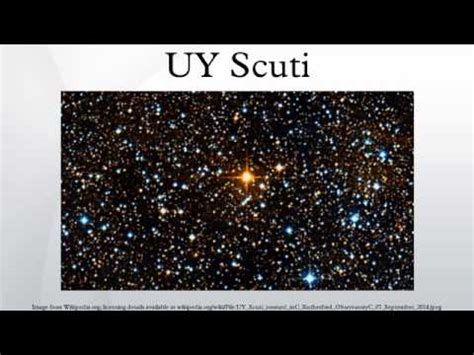 However, the star was better documented in 2012 with the help of. UY Scuti - YouTube