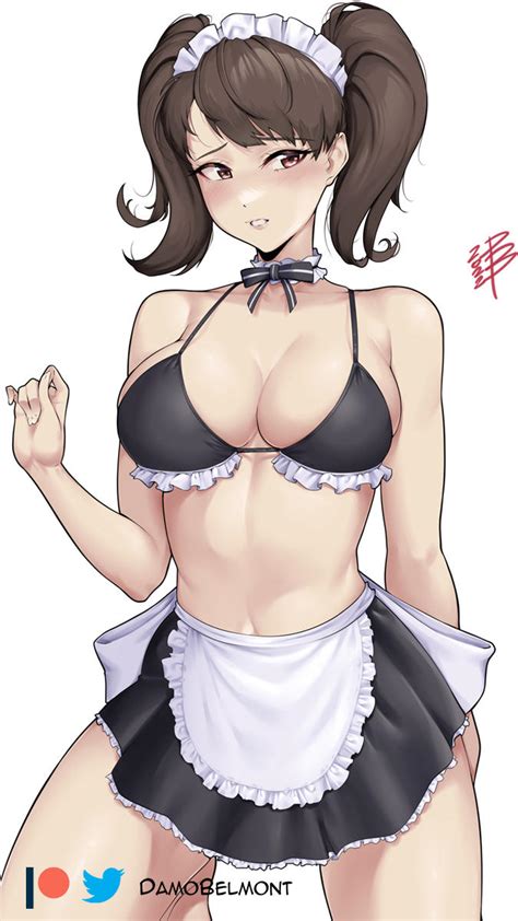 Sadayo Kawakami From Persona In Maid Bikini Persona Know Your Meme