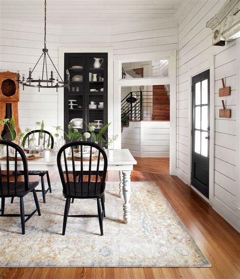 50 Best Black Shiplap Decorating Decoratoo Farmhouse Dining Room