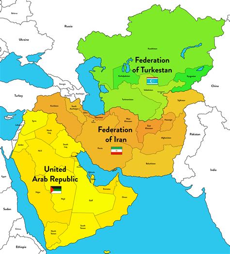 United Arab Republic Expanded Rimaginarymaps