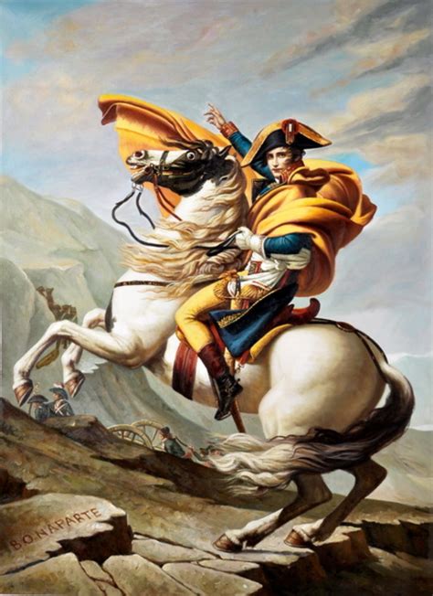 Napoleon Crossing The Alps Painting At Explore