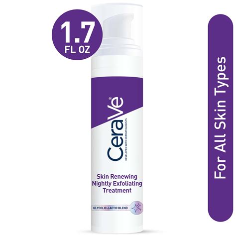 Cerave Skin Renewing Nightly Exfoliating Treatment Anti Aging Face