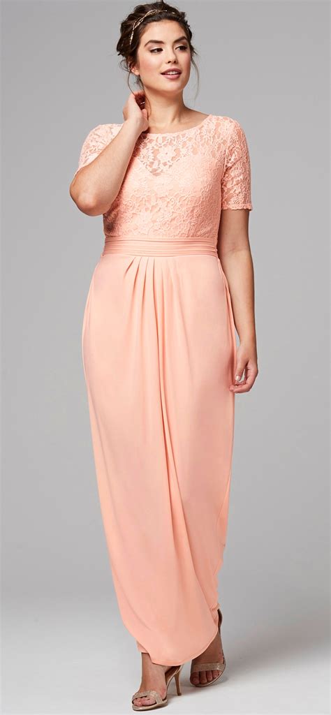 45 plus size wedding guest dresses {with sleeves} alexa webb