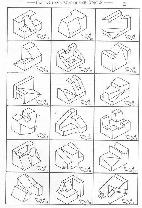 Dibujo Técnico Básico Isometric Sketch Isometric Shapes Isometric Art