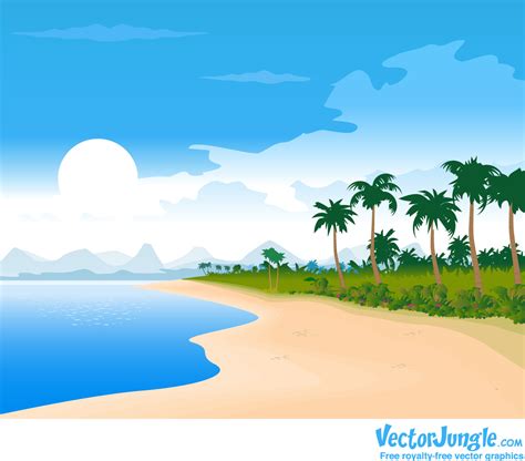 Free Download Download Cartoon Beach Wallpaper In High Resolution For