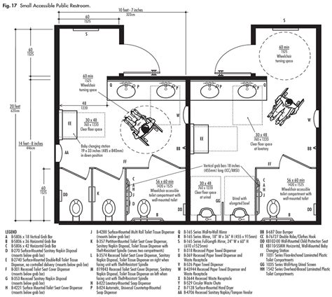 Ada Compliant Commercial Bathroom Layout Dimensions Artcomcrea