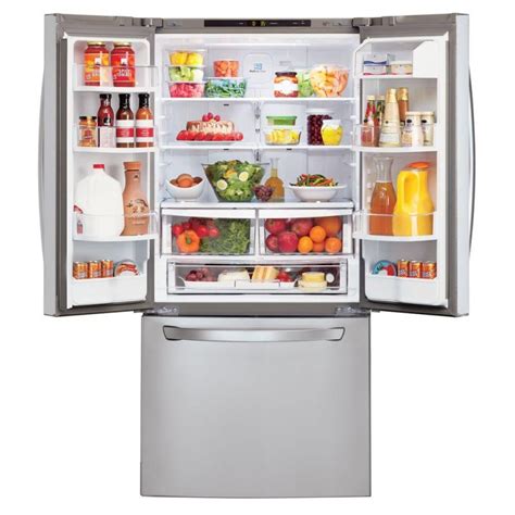 The no frost technology of the bertazzoni, french door guarantees highly effective food preservation. LG LFC22770ST 30 in. W 21.8 cu. ft. French Door ...