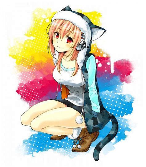 Anime Cat Girl Headphones Hoody 3547 By Rosewater1 On Deviantart