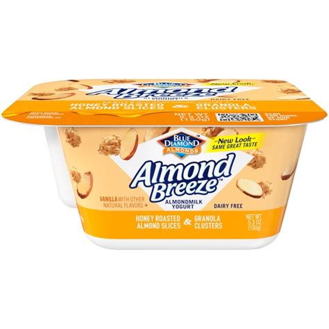 Almond Breeze Vanilla Almondmilk Yogurt With Honey Roasted Flavored