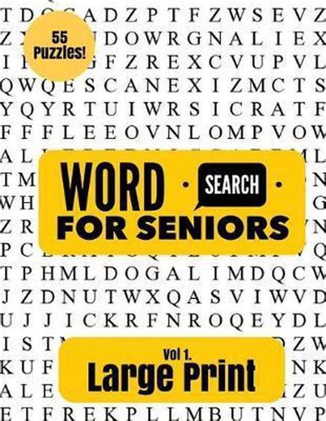 Large Print Word Search For Seniors Puzzle Pyramid 9781546379072