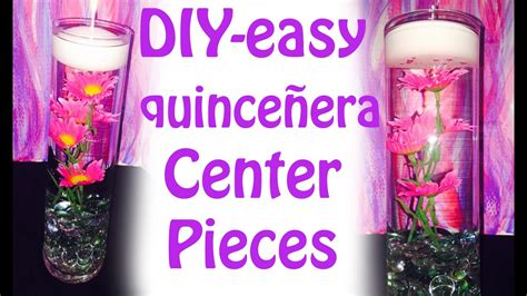 How To Make Easy Quinceanera Centerpieces Diy Youtube