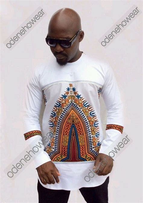 Odeneho Wear Mens Polished Cotton Top With Dashiki By Odenehowear