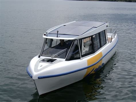 A Grove Boats Solar Powered Boat Check Out Greenboatingeu